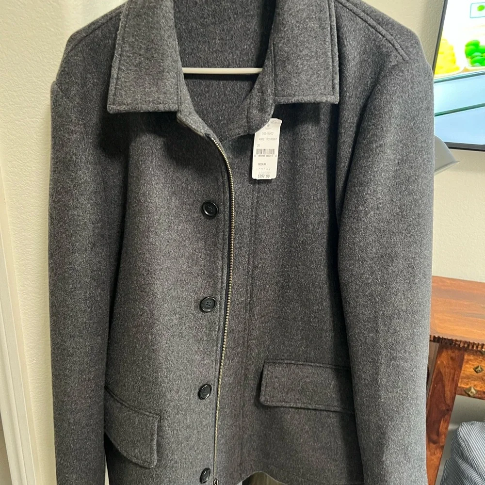 Brooks Brothers Men’s Wool blend coat M NWT - Picture 1 of 6